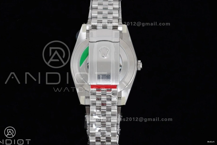 Green 1:1 Edition 904L Datejust Best SS on Gray Bracelet Dial 41 Clean Roman SS SH3235 Steel 0511